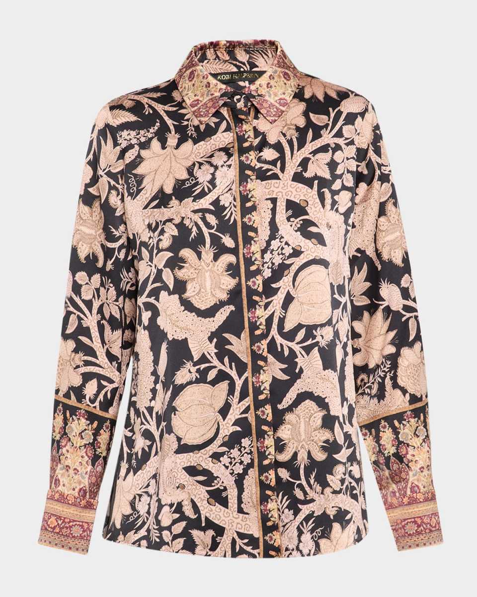 Hallow Floral Button-Down Shirt